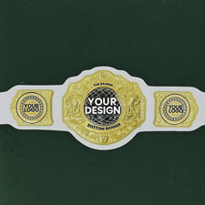 Custom New Heavyweight Championship Replica Belt 6MM Die Cast Plates Adult
