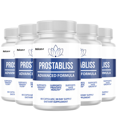 ProstaBliss- Prostate Support- 5 Bottles- 300 Capsules