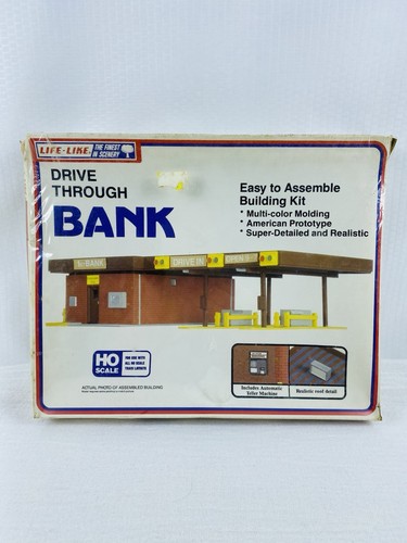 Kit Modelo Bldg Banco Drive Through Escala HO Realista #1360 Hecho en Dinamarca - NUEVO | Zustand: New