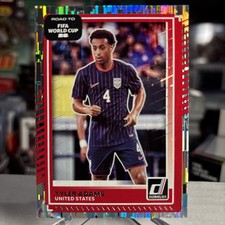 2025-26 Donruss Road to FIFA World Cup SILVER Tyler Adams USMNT USA ⭐️ MINT GEM?