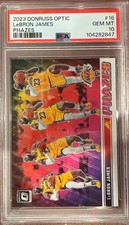 2023-24 Panini Donruss Optic - Phazes LeBron James #16 PSA 10