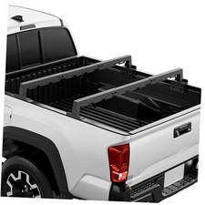 Truck Bed Rack with 2 Cross Bars Cargo Carrier Truck Rack Two Cross bars
