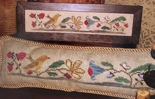 Homespun Elegance Counted Cross Stitch BIRDS & BLOSSOMS Chart 2 Models