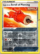 Single Strike Scroll of Piercing 154/198 Chilling Reign Pokemon Reverse Holo LP