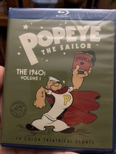 Popeye the Sailor: the 1940s: Volume 1 Blu-ray, 1940 -Warner Archive   NEW  