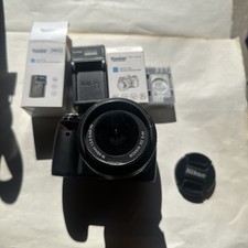 Nikon D60 DSLR 18-55mm VR Lens 2 Batteries Charger 2GB SD Card Bag Tested