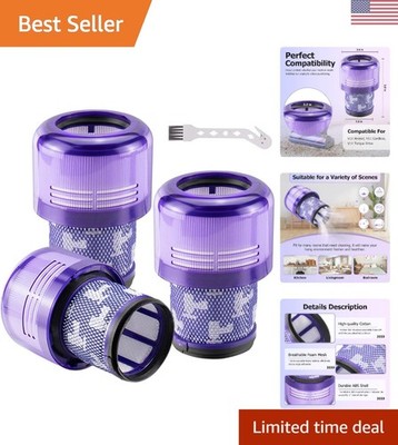Complete Your Cleaning Arsenal: 3-Pack V11 Filter Replacements for Optimal Air