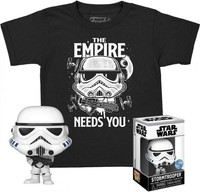 Gadget - Star Wars: Funko Pop! Mini Pop! & Tee - Stormtrooper Tg. M -D- Funko