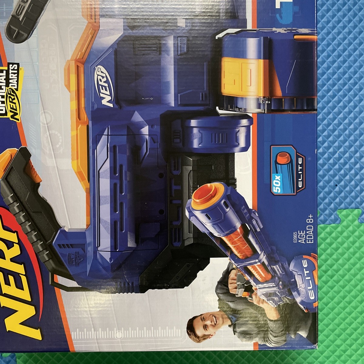 Nerf E2865 Elite Titan CS-50 50-Dart Toy Blaster for sale online
