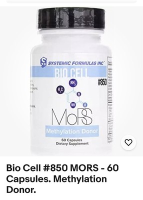 MORS - Methylation Donor Bio Cell #850 Systemic Formulas 