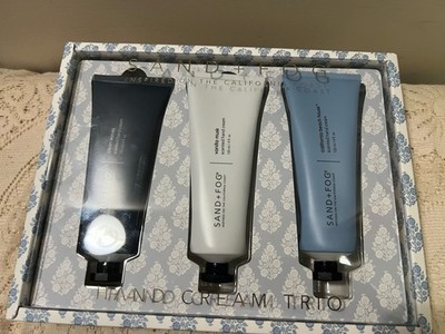 Sand + Fog Hand Cream Gift Set Clean Waves Vanilla Musk Beach House 3 x 4 oz