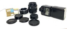 NIKON ACCESSORIES LOT 35-80mm 1:4-5.6 LENS, SPEEDLIGHT SB-28 FLASH  MORE L K 