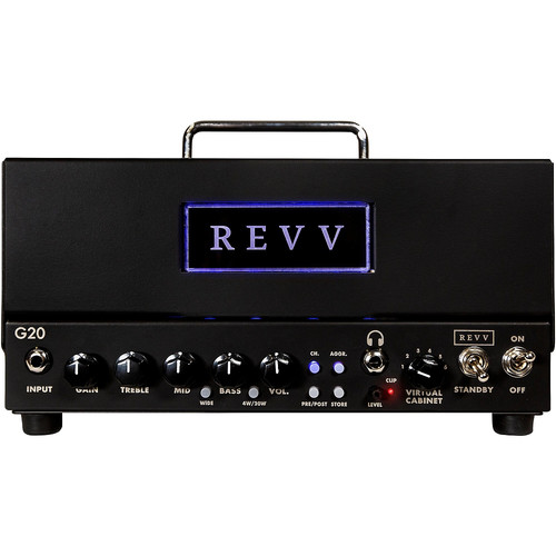 Revv Amplification G20 20W Tube Guitar Amp Head Black 197881485733 RF