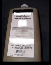 Pistachio Flavored Sauce/syrup 63oz BB August...