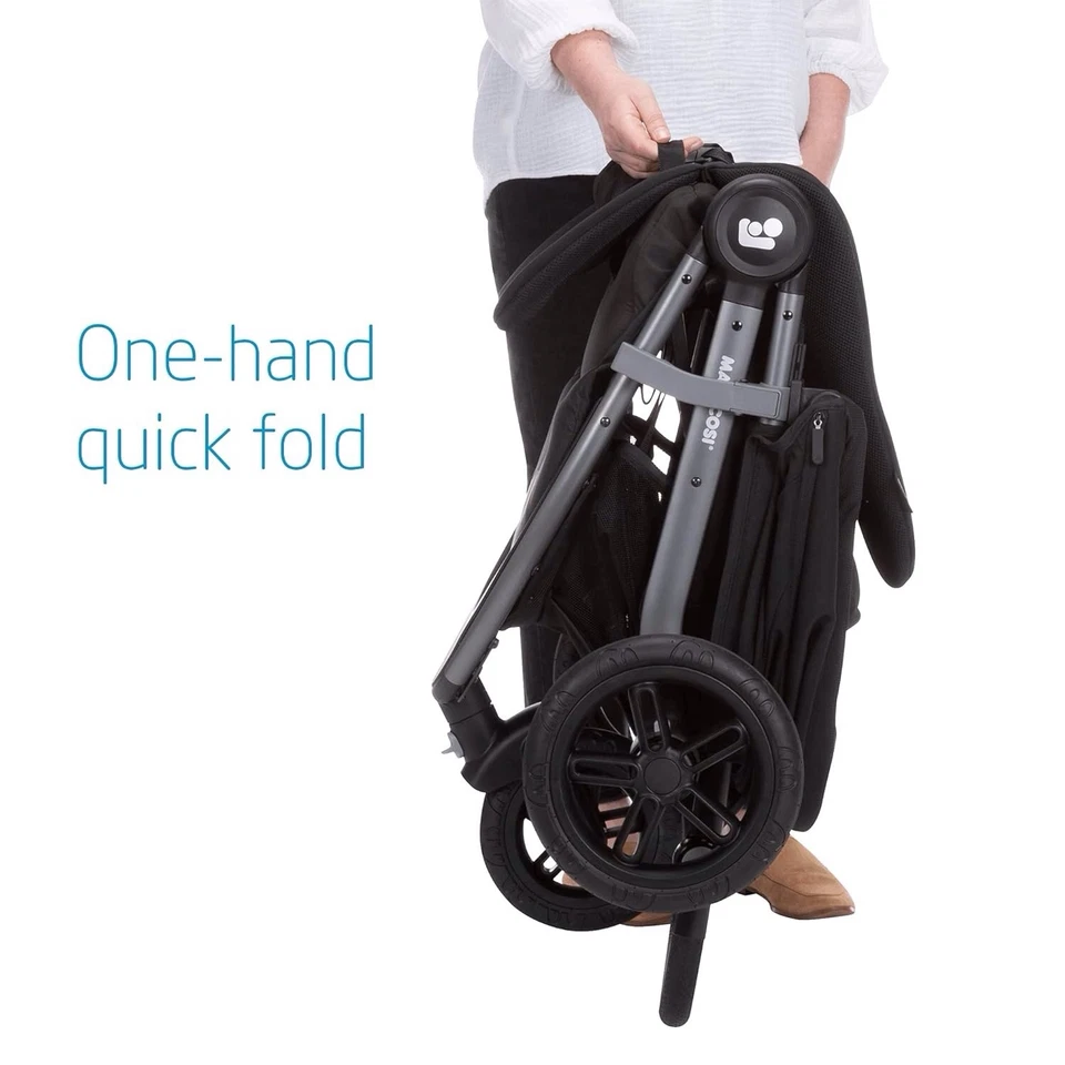 Maxi-Cosi Gia XP 3 Wheel Stroller Midnight Black - Open Box - Image 3 of 4