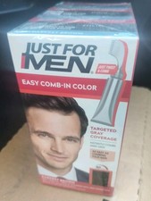  3 Just For MEN Easy Comb-In Permanent Hair Color - A-45 Darkest Brown 04319 