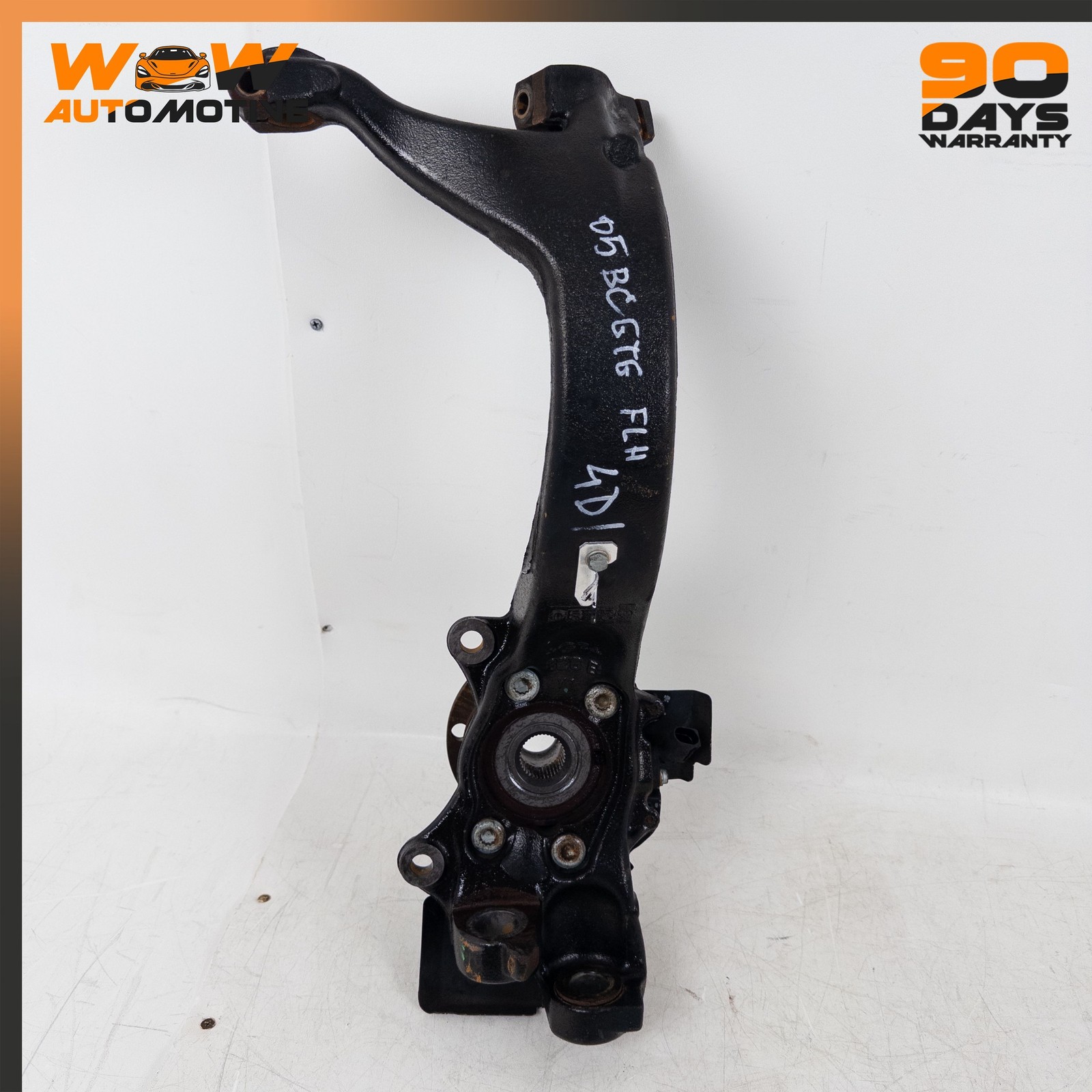 04-13 BENTLEY CONTINENTAL GT FRONT LEFT DRIVER SIDE STEERING KNUCKLE HUB OEM