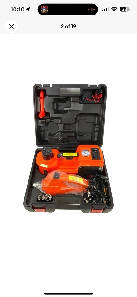 VEVOR ZSY01-2 Gato Coche Eléctrico 5 Ton Kit Gato Hidráulico Coche Foto 2 de 4