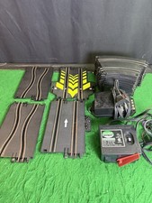 Artin 2 Lane Slot Car Track Lot Vtg 16 Pcs 2 Model Power Transformers