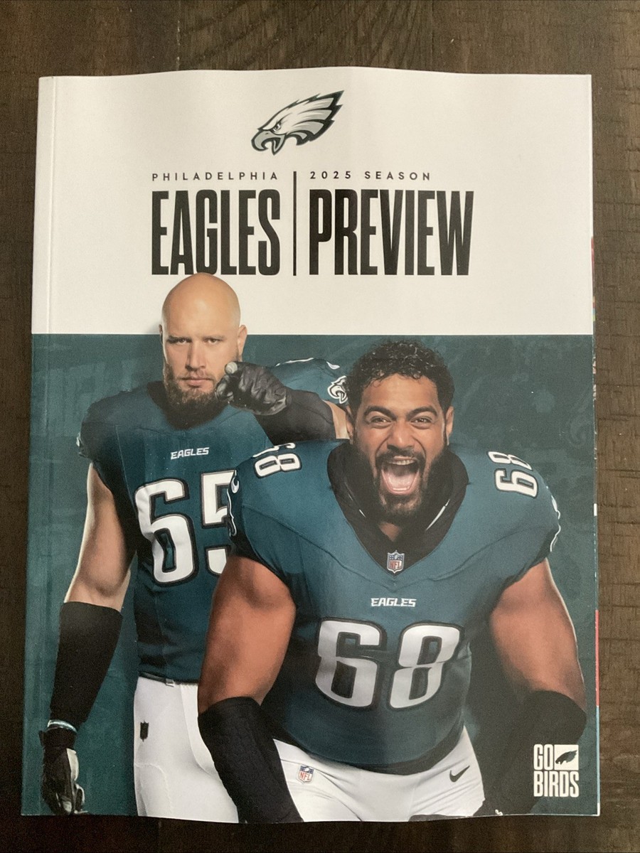 GENUINE - Philadelphia Eagles 2025 Season Preview (Yearbook) SB 59