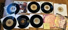 LOT of  10 David Bowie 45 rpm (see pics) VG+--