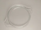 Vtg Pyrex 475-C25 Round Clear Glass Lid ONLY W/ Handles 8" x 11"