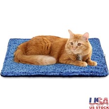 Self Warming Cat Bed Thermal Pet Pad Soft Heated Blanket Small Dog Mat New
