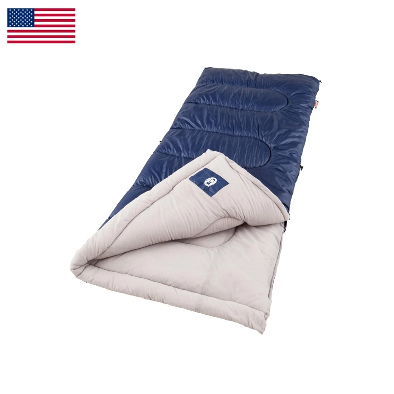 Coleman Brazos 20/30F Adult Cool-Weather Sleeping Bag No-Snag Zipper Stuff Sack
Opens in a new windo