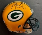AARON RODGERS signed Packers mini helmet w/XLV MVP inscrip | autograph JSA cert!