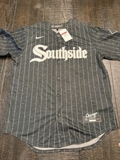 New Authentic Nike Chicago White Sox 2021 City Connect Jersey Black, Size Large
