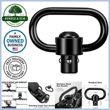 4-Pcs Metal Sling Swivels 1 to 1.5 Inch Quick-Release Durable Gun Attachments