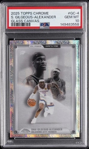2025 Topps Chrome Shai Gilgeous-Alexander Base (PSA 10)