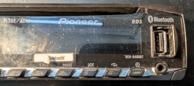 Pioneer DEH-6400BT CD Player/MP3 In Dash Receiver for sale online