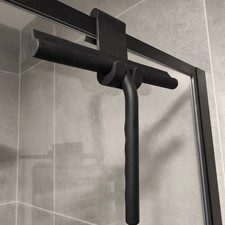 1pc Shower Squeegee with Handle for Glass, Window, Floor & Mirror Cleaning - NEW