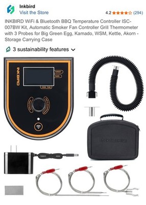 Inkbird IBBQ Smart BBQ Thermometer with Bluetooth and WiFi Connectivity