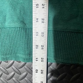 Vintage Nuon Green Henley Pullover Sweater Men's Casual Comfort Wear Size XL