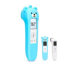 Cute Bear Silicone Thermometer Case Compatible with GoodBaby No-Touch Thermom...
