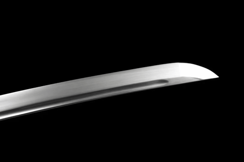 Espada Samurai Japonesa Hecha a Mano Katana Primavera Acero Laca Negra Saya Latón Ajuste - Imagen 10 de 10