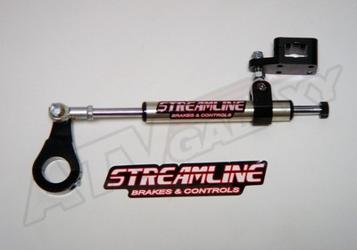 Streamline 11 Steering Stabilizer SILVER Kawasaki KFX450R KFX 450R