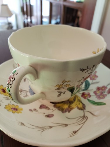 Copeland SPODE Great Britain Gainsborough FLAT CUP and SAUCER - Picture 3 of 12