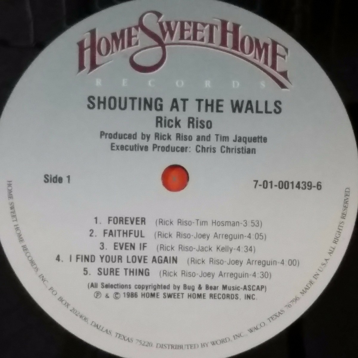 AOR CD リック・リソー/shouting  at  the walls AOR CD リック・リソー/shouting at the walls Shouting At The