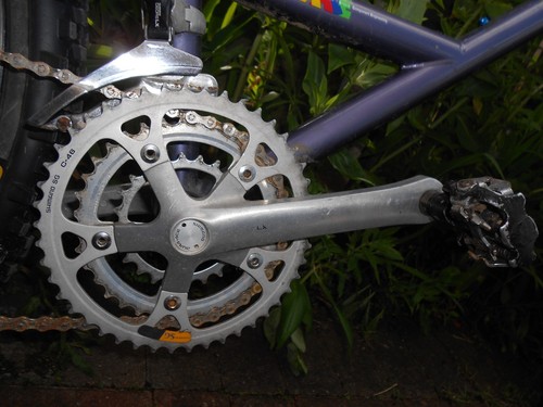 RETRO PACIFIC MOUNTAIN EXPERT MOUNTAIN BIKE 20" FRAME 21 SPEED DEORE LX DX - Picture 11 of 12