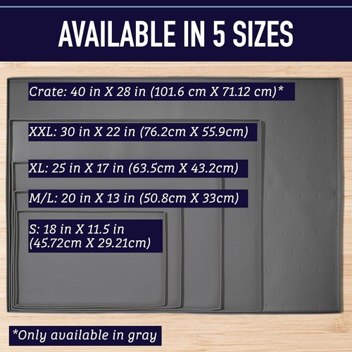 Pet Feeding Placemat with Raised Edges - Durable, Non-Toxic Mat for Indoor Use - Picture 10 of 11