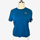 Under Armour - Women's XXL Performance Tee Shirt Teal Gray Back Vented