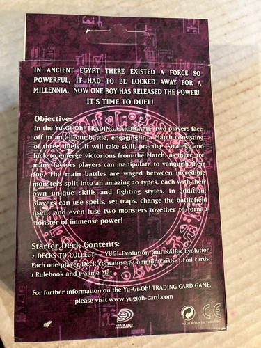 Yu-gi-0h kaiba evolution vintage sealed starter deck see scans read description - Picture 3 of 4