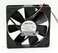 NMB 4715NL-04W-B49 12V 0.44A 12025 12CM 3-pin double ball chassis cooling fan
