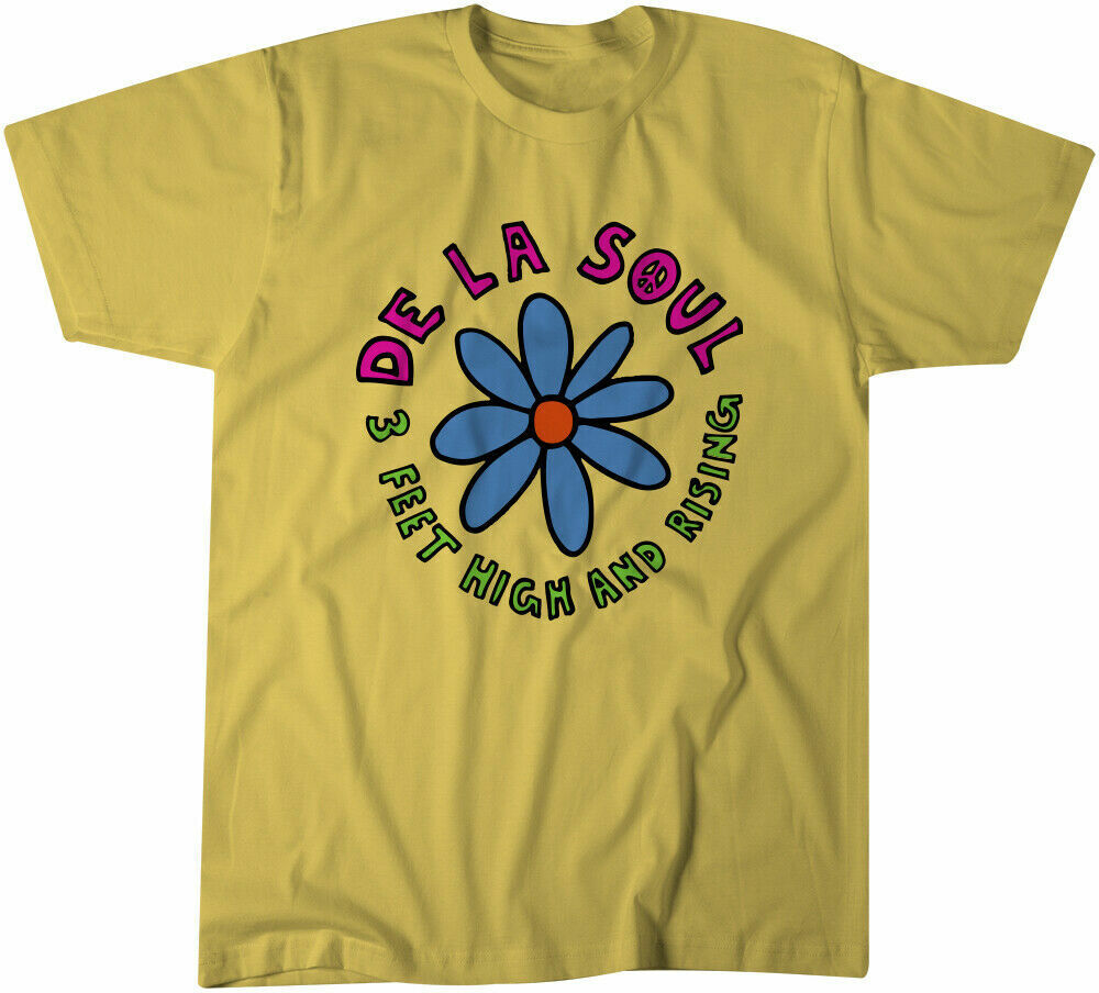 De La Soul 3 Feet High And Rising Promo T-Shirt - Classic De La Soul 3 Feet High And Rising Promo T-Shirt - Classic