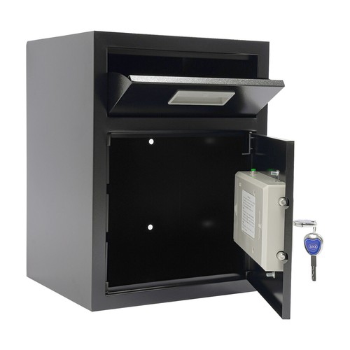 Digital Safe Box Deposit Safe with Drop Slot Passwords & Keys For Home Office - Picture 9 of 18