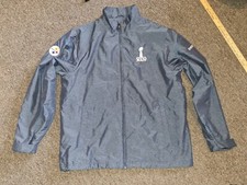 PITTSBURGH STEELERS SUPER BOWL XLV LINED LIGHTWEIGHT JACKET MEDIUM