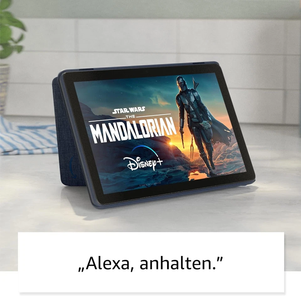 Amazon Fire HD 10-Tablet, 10,1 Zoll Full-HD 1080p 32GB, 3GB RAM schwarz mit Werb - Bild 3 von 4
